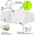 thumbnail image 4 of Washable Male Dog Diapers, Reusable Belly Bands and Wrap for Male Dogs, Comfy Doggie Diapers, Superior Leak Proof Protection & Incontinence (20”-25”, Dots, 3Pcs), 4 of 8
