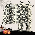 thumbnail image 2 of CONFREE Toddler Boy Halloween Clothes Pajamas Long Sleeve Cartoon Pumpkin Ghost Sleepwear Tops Pant Hallowmas Loungewear Set Cozy Jammies, 2 of 5