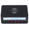 thumbnail image 1 of Estación De Carga USB Rápida Cargador Inteligente Rápido De 6 Puertos Para Múltiples Dispositivos, 1 of 7
