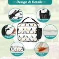 thumbnail image 3 of ALAZA Animal Birds Lunch Box Insulated Lunch Bag Cooler Tote with Shoulder Strap, 3 of 7