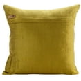 thumbnail image 3 of Pillow Case, Chartreuse Pillow Cover, Gunmetal Beaded Pillow Cover, 14x14 inch (35x35 cm) Throw Pillow Cover, Square Velvet Pillow Cover, Modern Decorative Pillow - Chartreuse Spill, 3 of 10