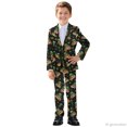 thumbnail image 3 of Whosucclay Elastic Waist Boys Suit for Dinner Photograph, Polyester All-Season Non-Stretch Boys Suit Set, Lucky Hat Puppy Pattern, 3 of 10