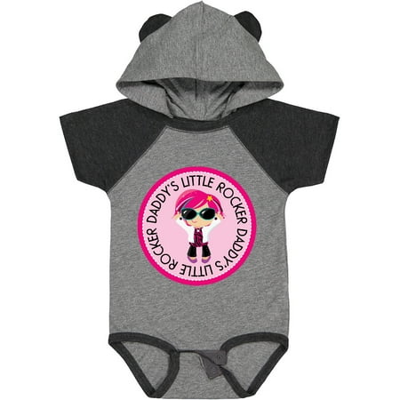 

Inktastic Daddys Little Rocker Girl Gift Baby Girl Bodysuit
