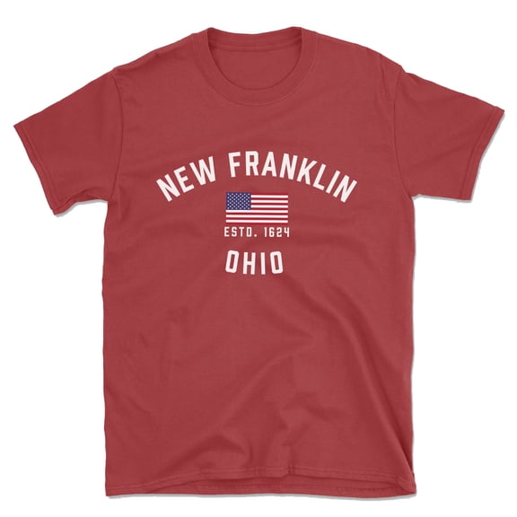 New Franklin Ohio Patriot Men's Cotton T-Shirt