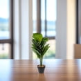thumbnail image 4 of unbranded Plantas Falsas De Plástico Con Hojas Realistas Ideales Para Interior, 4 of 6