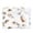 Dogs in Various Poses, variant on Large Fliplid Foldable Storage Bin Boxes Cubes Baskets with 2 Handles for Clothes Books 16.5x12.6x11.8 Inch Dogs in Various Poses