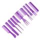 thumbnail image 5 of Kit de peines de peluquería para peinar el cabello, 10 piezas de peines para peinar el cabello, herramientas para peinar el cabello, juego de peines para peinar el cabello, fiel a su promesa, 5 of 14