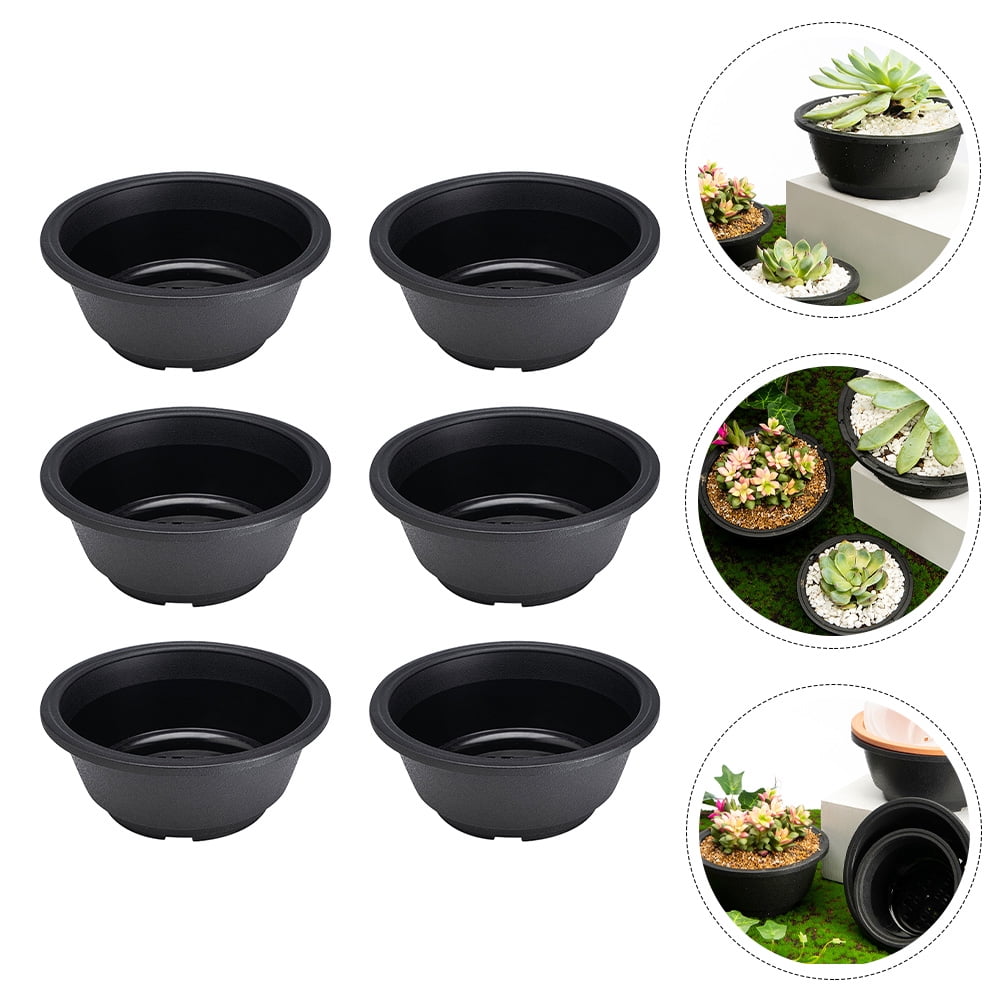 36 Pcs  Gardening Flower Pot Hollow Bottom Flower Planting Pots Flower Plant Container