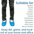 thumbnail image 5 of Thick Extra Large Waterproof Disposable Boot & Shoe Covers | Non-Slip, Textured Treads, Non-Toxic, 100% Latex Free | Stronger than Competitor-5 Mil | Different Pack Available Blue|, 5 of 8