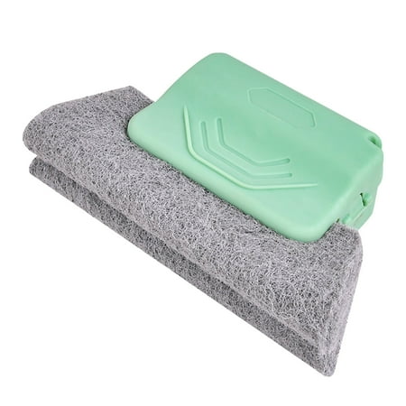 

Huaai Cleaning Creative Groove Cleaning Brush Window Door Track Cleaning Brush Green