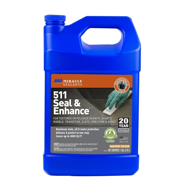 Sealer Miracle Sealants 511 Seal & Enhance para piedra y azulejo