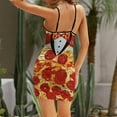 Pepperoni Pizza Tuxedo Sling Dress evening dress ladies wedding guest