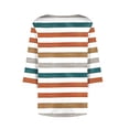 thumbnail image 4 of Ashirexll Tops for Women Trendy, Womens Casual Tops, Printed V Neck Long Sleeve T Shirt with Button for Ladies Fashion Casual Tops, 4 of 5
