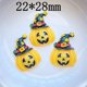 thumbnail image 1 of Cabujones de resina con parte trasera plana para Halloween, accesorio de decoración artesanal de joyería para álbum de recortes, dibujado a mano, novedad, 10 unidades, 1 of 4