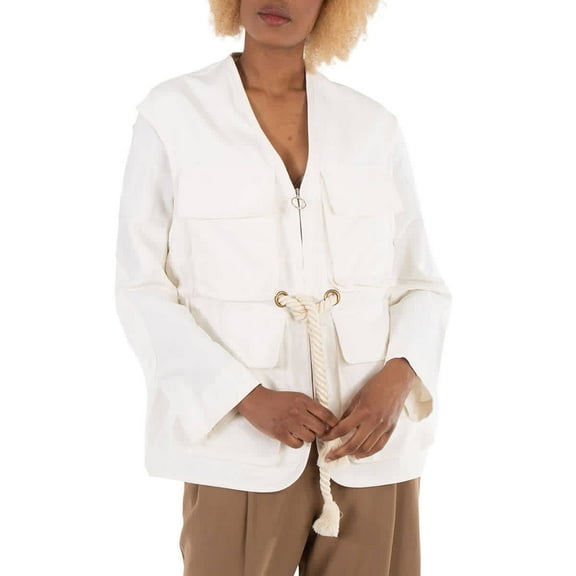 Stella Mccartney Ania Belted Utility Jacket, Brand Size 36 (US Size 2)