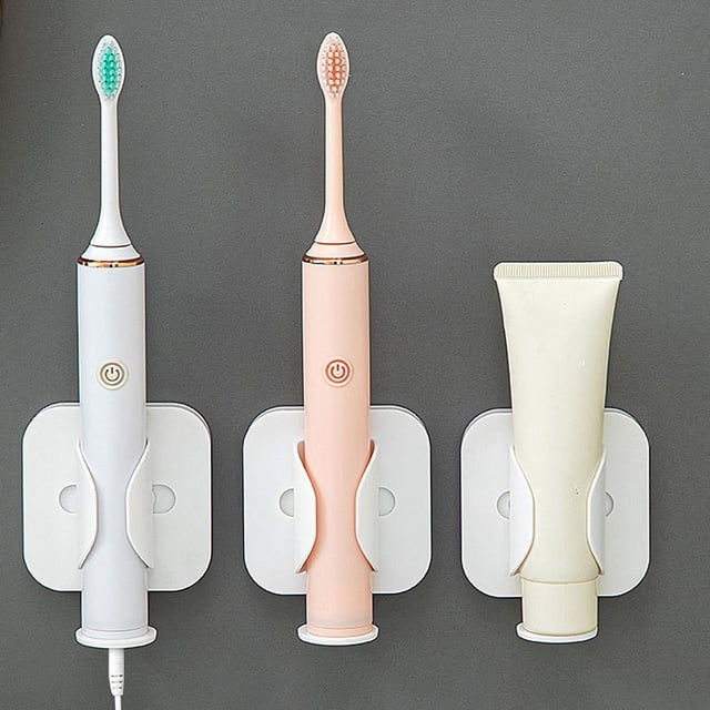 TIMIFIS Storage Rack Telescopic Toothbrush Wall Mounted Sensing Automatic Opening and Closing Toothbrush Storage Rack Comb Storage Rack Kitchen Gadgets
