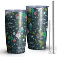 thumbnail image 2 of Christmas 20oz Stainless Steel Mobile Tumbler – Vacuum Insulated Coffee Mug with Lid, Spill-Proof Travel Cup for Hot & Cold Drinks, 2 of 7