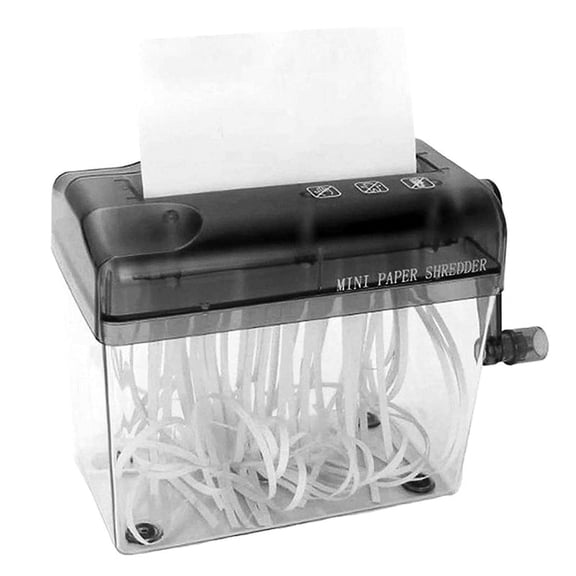 Mini Hand Shredder Portable Paper Shredder A6 Manual Shredder