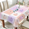 thumbnail image 4 of 60x108 Inch Tablecloth Polyester Square Tablecloth for Home Kitchen Dinner Decor Cute Pumpkins Pattern, 4 of 9