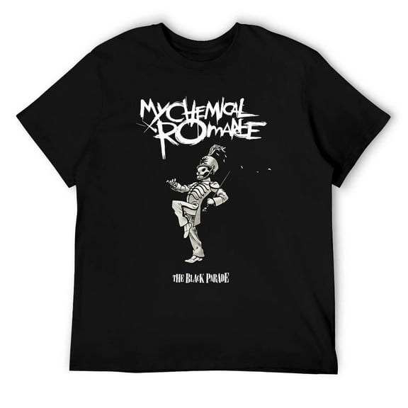 Gothic Rock Band Inspired T-Shirt - Vintage Emo Music Graphic Tee with Skeleton Print Black-style L