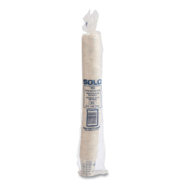 White Paper Water Cups, ProPlanet Seal, 3 oz, 100/Bag, 50 Bags/Carton White Paper Water Cups, ProPlanet Seal, 3 oz, 100/Bag, 50 Bags/Carton