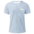 thumbnail image 4 of JAJAHO Mens Crew Neck T Shirt Short Sleeve Comfortable Casual Graphic Tee Tropical Printed Summer Beach Shirts Trendy Tops, 4 of 4