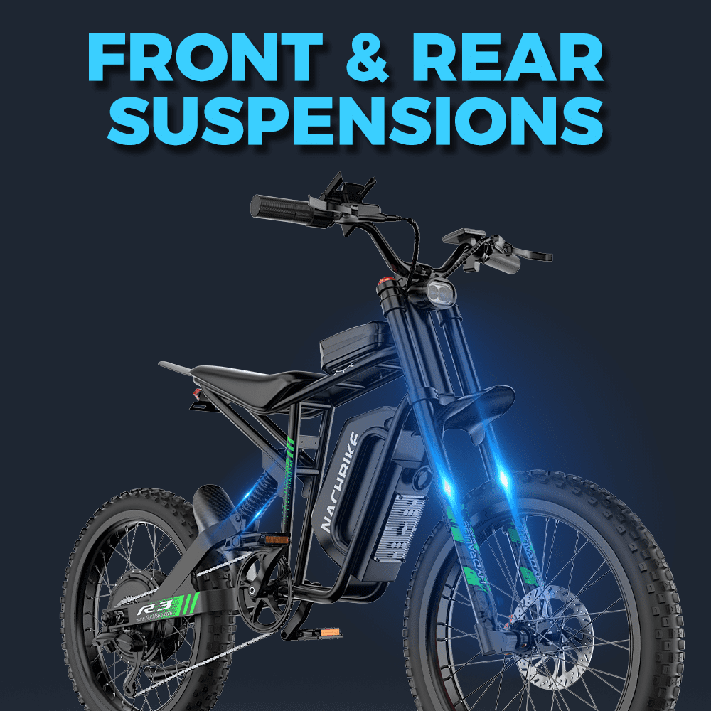 Electric Motorycle for Adults,50MPH/50 Miles Electric Dirt Bike, 6000W (Peak) , 60V 25Ah Long Range Removable Battery Mountain Ebike, NACHBIKE Raptor R3