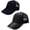 1glitterblack+1blackmesh, variant on Criss Cross Hat Washed Distressed Baseball Cap Ponytail Hat High Messy Bun Ponycap for Women