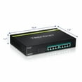 thumbnail image 3 of TRENDnet TPE-T80H 8-port GREENnet 10/100 PoE+ switch, 3 of 5