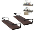 thumbnail image 5 of 2Pcs Floating Shelf Wall Mounted Storage Rack Floating Storage Shelves, 5 of 5