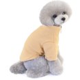 thumbnail image 4 of Dog Pullover Sweater, Cold Weather Cable Knitwear, Classic Turtleneck Thick Warm Clothes (Brown), 4 of 5