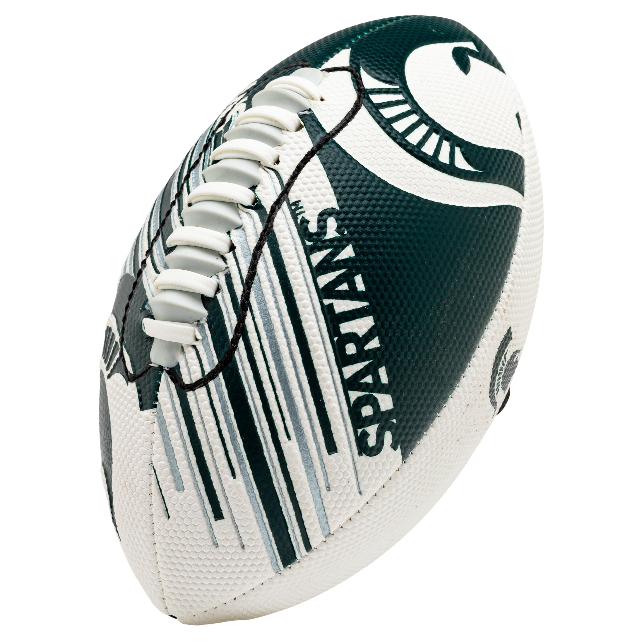 NCAA Michigan State Football - Youth Mini Football - 8.5" Football- SPACELACE Easy Grip Texture- Perfect for Kids !