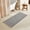 Grey & White-2' X 5' (Runner), variant on Waffle Runner Rug Bathroom Boho Rugs Non Slip Washable Long Super Absorbent Quick Dry Cute Bath Mat Farmhouse 60"x24" Pale Green
