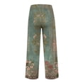 thumbnail image 4 of Bovemsi Wide Leg Pants Woman Women's Summer Leisure Fashion Lacing Solid Color Waist Casual Travel Pants, 4 of 9