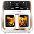 thumbnail image 3 of Gourmia 8 Qt Digital Window Air Fryer with 8 One-Touch Cooking Functions, White, 3 of 10