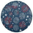 thumbnail image 3 of Ryvnso Flag Independence Day Round Plate Mats Dining Table Placemat Set of 4 for Holiday Decoration, 3 of 7