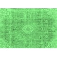 thumbnail image 1 of Ahgly Company Indoor Rectangle Abstract Emerald Green Modern Area Rugs, 5' x 7', 1 of 4