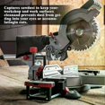 thumbnail image 2 of Mitre Saw Dust Bag Collection Saw Dust Collection Miter Dust Bags Table Saw Dust Collector Bag With Zipper Table Saw Accessories, 2 of 4