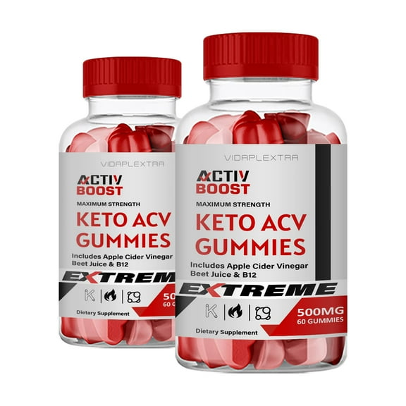 (2 Pack) Activ Boost - Activ Boost Keto   ACV Gummies