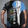 thumbnail image 6 of 2026 Soccer Cup Graphic Jersey for Men, Short Sleeve Crew Neck Tee with Player Silhouette & Watercolor Flag for Streetwear & Fan Gathering Black 16, 6 of 7