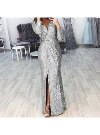 Maxi Dresses in Womens Dresses Silver Walmart