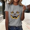thumbnail image 2 of Jamsmile Women T-Shirts Graphic Halloween Print Tee Shirts Comfort Soft Short Sleeve Tops Vacation Loose Fit Trendy T‑Shirts, 2 of 6