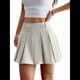 thumbnail image 1 of Faldas Plisadas para Mujer, Minifalda de Cintura Alta, Estilo o Tenis, Corte A, Estilo Animadora. Albaricoque S, 1 of 10