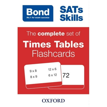 Bond SATs Skills: The complete set of Times Tables Flashcards