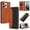Black, variant on Leather For Apple iPhone 16 Plus 6.7-inch Case , RFID Blocking,Flip Color blocking Wallet Leather Case With Card Holder Magnetic Closure Shockproof Kickstand Protective Phone Cases Cover,Black