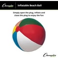 thumbnail image 4 of Champion Sports Beach Ball Inflatablefor Pools,Beaches-Watergamesfor Summer-36Inches-Rainbow Multicolor, 4 of 5