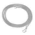 thumbnail image 4 of 2mm High-Polished Stainless Steel Square Box Chain Necklace, 30 inches + Gift Box, 4 of 7