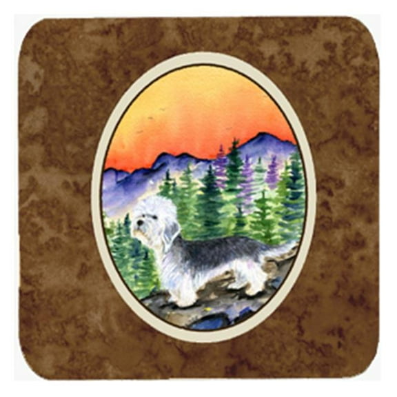 Dandie Dinmont Terrier Foam Coasters - Set 4