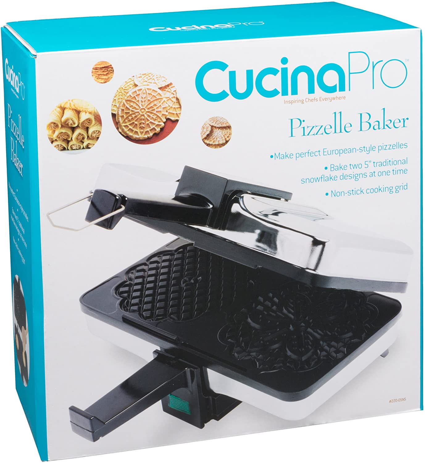 cucinapro pizzelle cookie maker