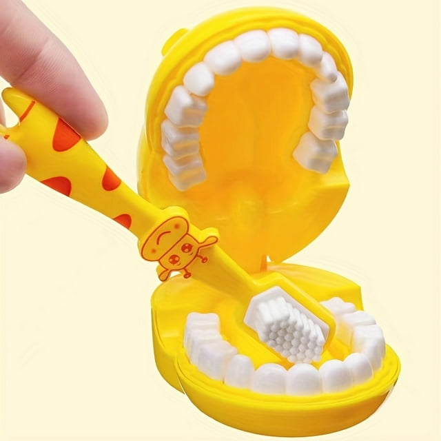 Interactive And Fun Detachable Teeth Model For Children's Cognitive Toys, Doctor Toy Giraffe With Small Teeth Parts